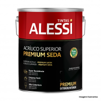 Tinta Acrlica Super Lavvel Seda Premium Branco Neve 3,6L - Alessi