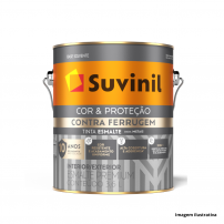 Tinta Esmalte Contra Ferrugem Brilhante Branco 3,6L SUVINIL