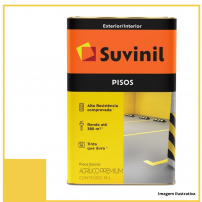 Tinta Piso Premium Fosco Amarelo 18L - Suvinil