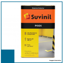 Tinta Piso Premium Fosco Azul 18L - Suvinil