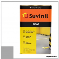 Tinta Piso Premium Fosco Cinza 18L - Suvinil