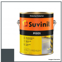 Tinta Piso Premium Fosco Cinza Escuro 3,6L - Suvinil