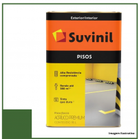 Tinta Piso Premium Fosco Verde 18L - Suvinil