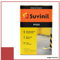 Tinta Piso Premium Fosco Vermelho 18L - Suvinil