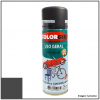 Tinta Spray Uso Geral Grafite Para Roda 400ml - Colorgin