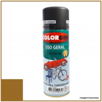 Tinta Spray Uso Geral Marrom Barroco  - Colorgin