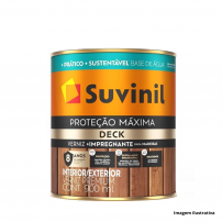 Verniz Proteo Mxima Deck Acetinado Natural 900ML Base gua - Suvinil