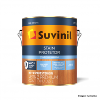 Verniz Stain Acetinado Incolor 3,6L - Suvinil