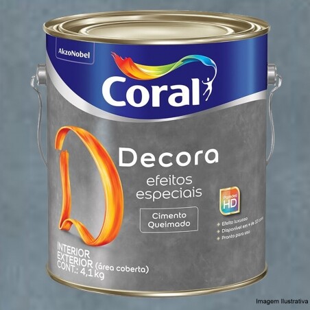 Cimento Queimado - Efeitos Especiais- Mergulho Sereno 4,1Kg - Coral