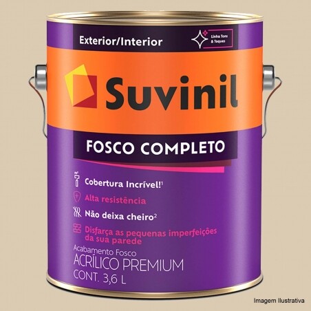 Tinta Acrlica Premium Areia Fosco 3,6L - Suvinil