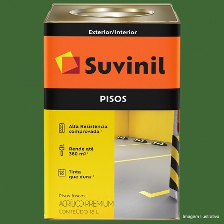 Tinta Piso Premium Fosco Verde 18L - Suvinil