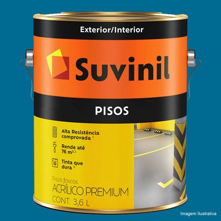Tinta Piso Premium Fosco Azul 3,6L - Suvinil