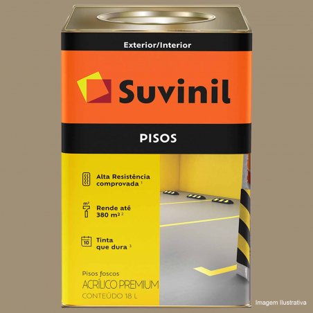 Tinta Piso Premium Fosco Concreto 18L - Suvinil