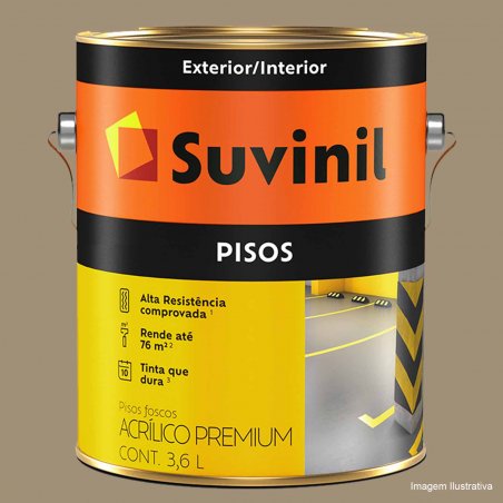 Tinta Piso Premium Fosco Concreto 3,6L - Suvinil
