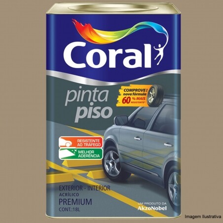 Pinta Piso Premium Concreto 18L - Coral
