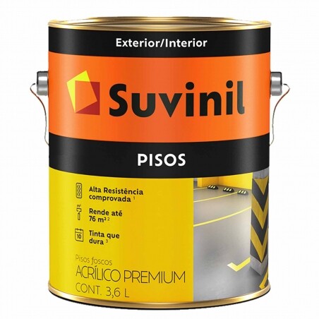 Tinta Piso Premium Fosco Branco 3,6L - Suvinil
