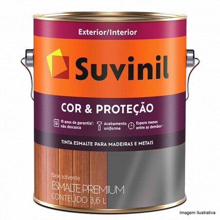 Esmalte Sinttico Acetinado Cor e Proteo Branco - Suvinil