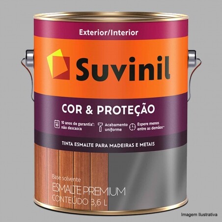 Esmalte Sinttico Brilhante Cor e Proteo Alumnio - Suvinil