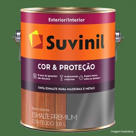 Esmalte Sinttico Brilhante Cor e Proteo Verde Folha - Suvinil