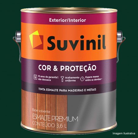 Esmalte Sinttico Fosco Cor e Proteo Verde Escolar - Suvinil