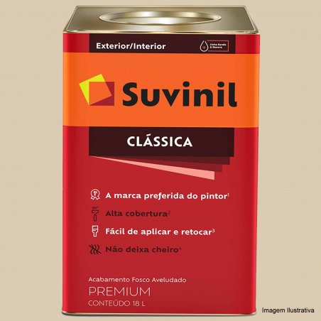 Tinta Latex PVA Premium Fosco Areia 18L - Suvinil