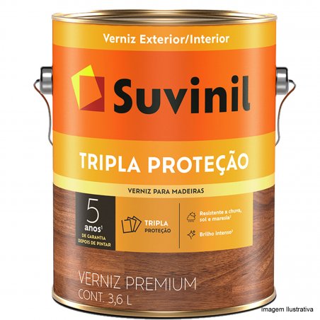 Verniz Triplo Filtro Solar Brilhante Imbuia 3,6L - Suvinil