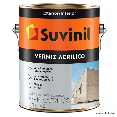 Verniz Acrlico Incolor 3,6L - Suvinil
