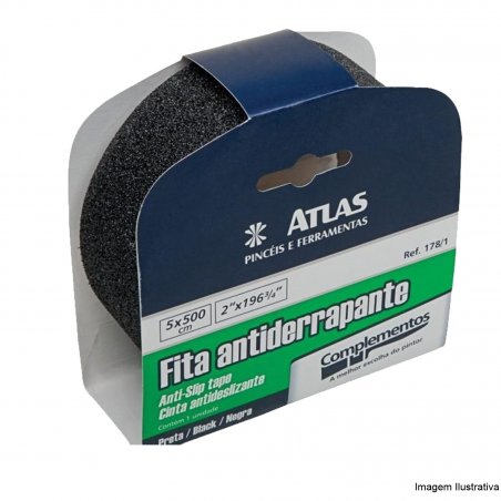 Fita Antiderrapante 50mmx5m - Atlas