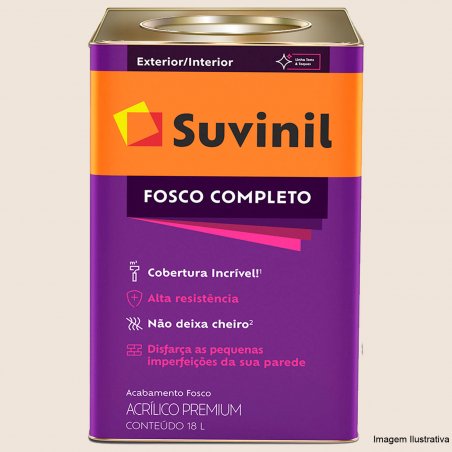 Tinta Acrlica Premium Chocolate Branco Fosco 16L - Suvinil