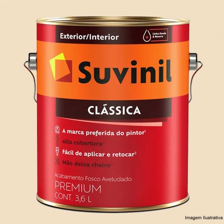 Tinta Latex PVA Premium Fosco Palha 3,6L - Suvinil