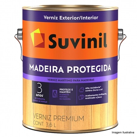 Verniz Martimo Acetinado Incolor 3,6L - Suvinil