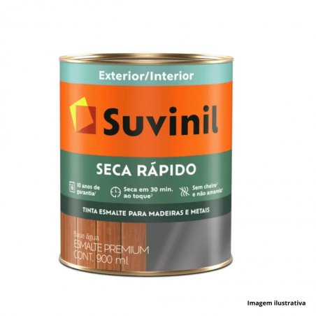 Esmalte Brilhante Seca Rpido Branco 0,900Ml - Suvinil