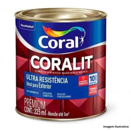 Esmalte Sinttico Brilhante Branco 0,225ml Coralit
