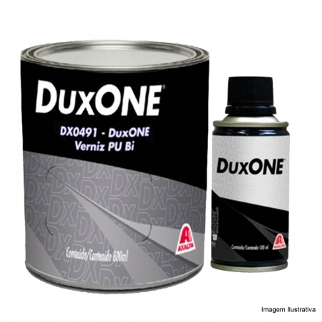 Kit Verniz DX0491 PU BI 900ml - Duxone