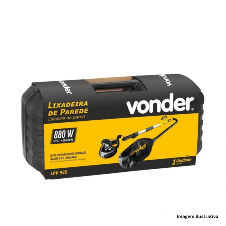 Lixadeira de Parede LPV 925 com led 127V - Vonder
