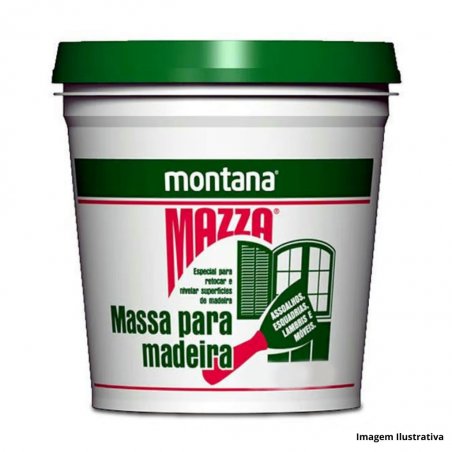Massa para Madeira Branca Montana - 1,6Kg