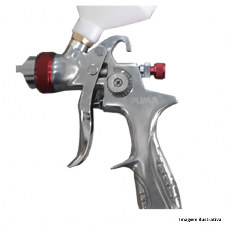 Pistola de Pintura tipo HVLT Gravidade 1,4mm 600ml - PUMA-AS887P