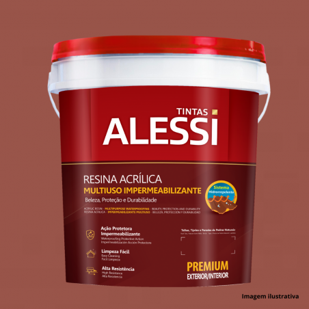 Resina Acrlica Multiuso Premium Base gua Cermica 18L - Alessi