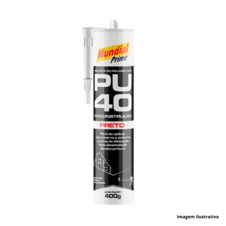Selante Pu40 Preto 400G Mundial Prime