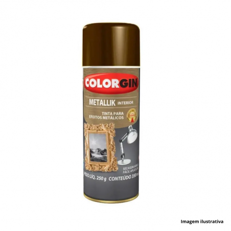 Spray Metallik Bronze 350ML Colorgin