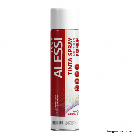 Spray Multiuso Branco Fosco 400ml - Alessi
