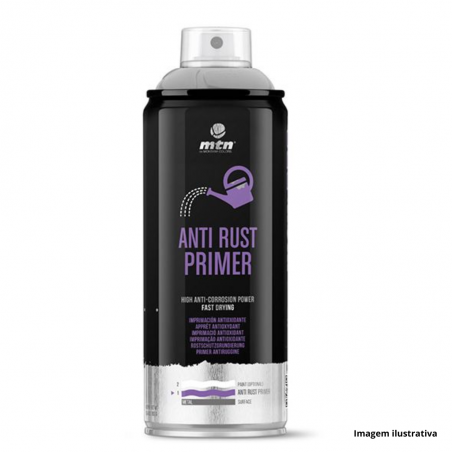 Spray Primer Anti-Ferrugem - Cinza - 400 ml - Montana