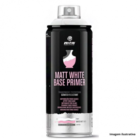 Spray Primer Branco Fosco - MTN PRO 400ml Montana