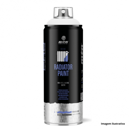 Spray Tinta para Radiadores Branco  - MTN PRO 400ml Montana