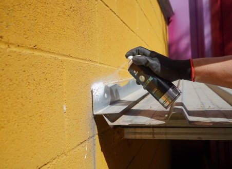 Spray Tinta Revestimento de Vedao Branco - MTN PRO 400ml Montana