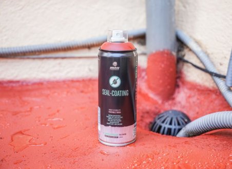 Spray Tinta Revestimento de Vedao Branco - MTN PRO 400ml Montana