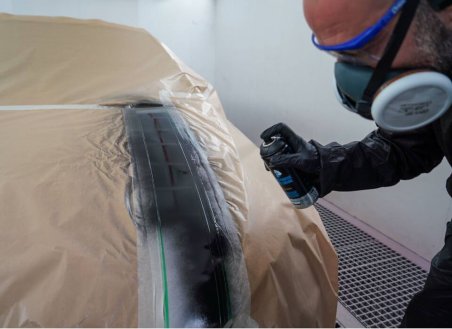 Spray Tinta Revestimento Vinilico Multiuso Preto - MTN PRO 400ml Montana