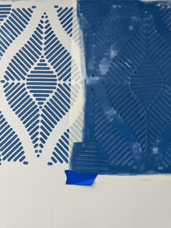 Stencil Decor Ayo 68x55cm - Para Parede