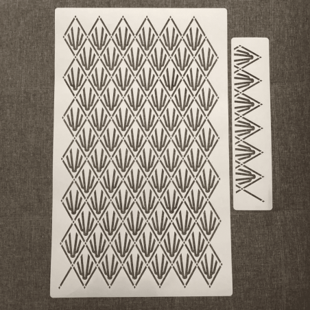 Stencil Decor Elizabeth para parede