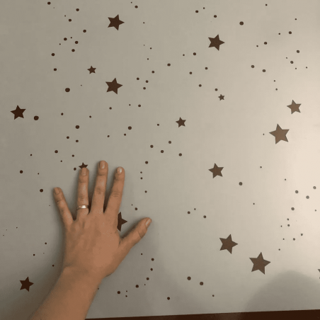 Stencil Decor Infantil Constelao (90x55cm) para parede